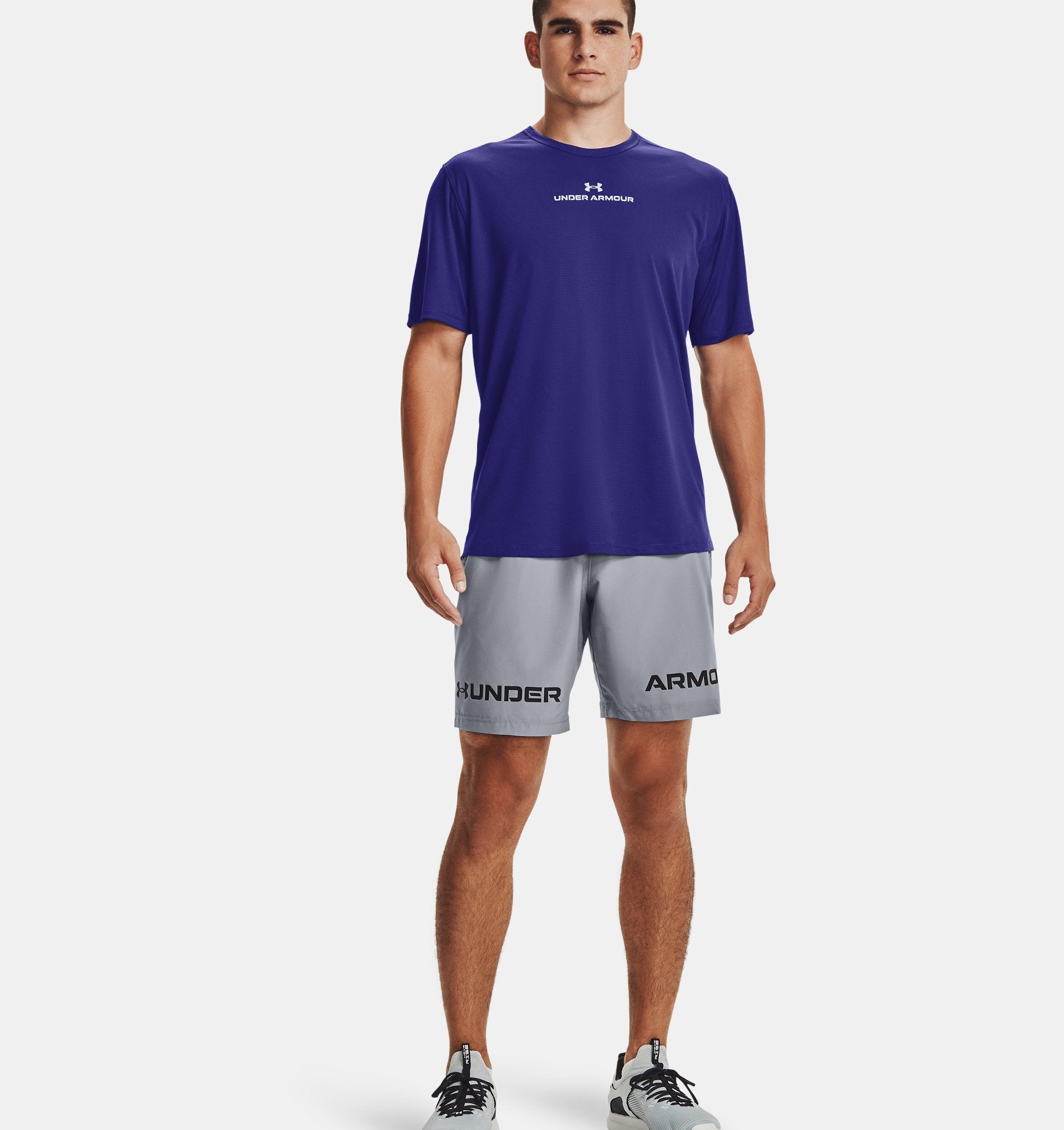 Under Armour Men's UA Woven Graphic Wordmark Training Short - Hiline Sport -