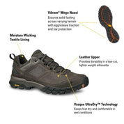Vasque Men's Talus AT Low UltraDry™ Waterproof Hiking Shoe - Hiline Sport -