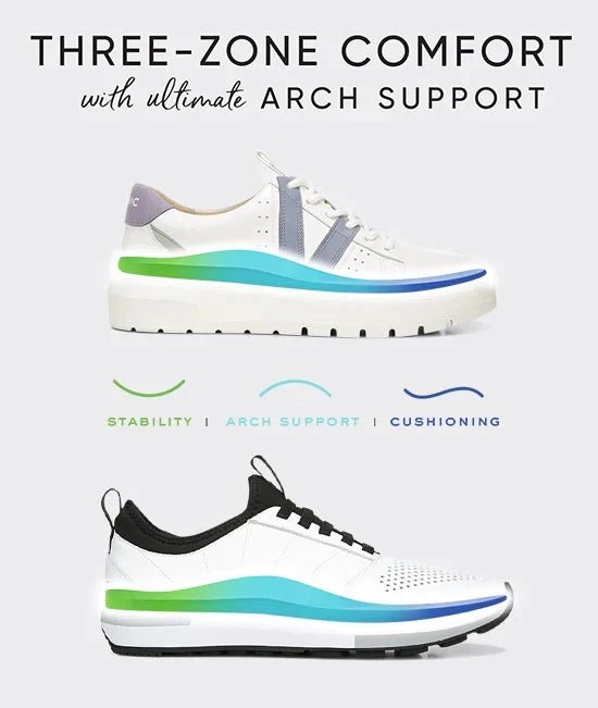 Vionic Walker White Blue Women s 8.5